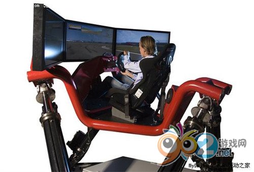 DIY高手自制液壓懸掛賽車游戲器模擬器